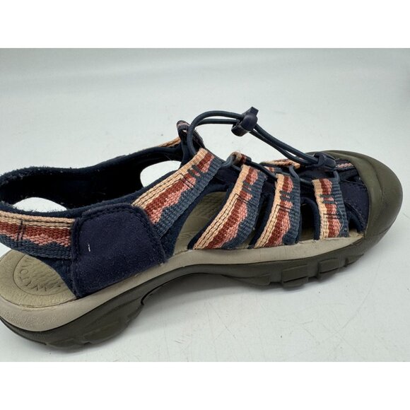 Keen Womens Newport H2 Walking Sandals Size 8 Blue Red Outdoors AW20 Bump Toe - Picture 12 of 15